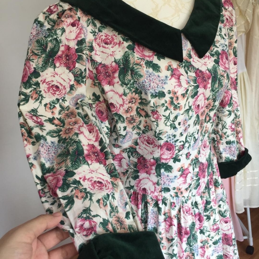 Lanz originals (US vintage brand) Floral vintage dress